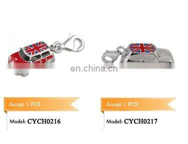 Silver Tone Pink White Enamel Roller Ice Skating Charm Ice Skates Charm Pendant