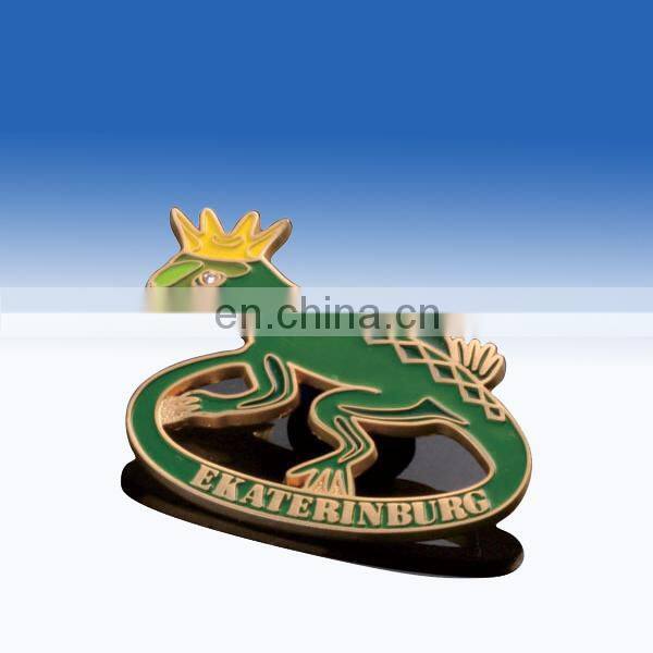 custom ribbon cross lapel pin with cloisonne