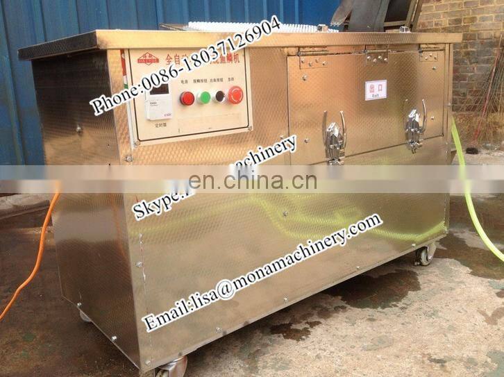 High capacity automatic stainless steel electric fish cleaning machine/fish scaling machine/fish descaler