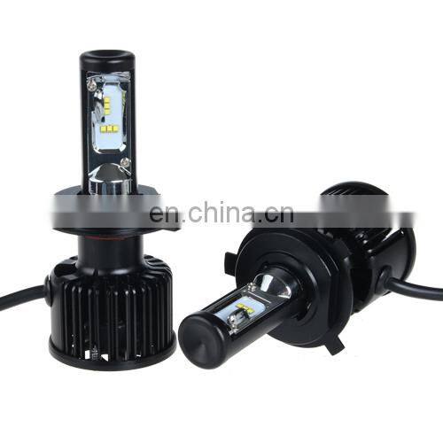 Wholesale H4 car LED Headlight Conversion Kit 50W 8000lm Hi-Lo Beam Guangzhou headlamp 6500k