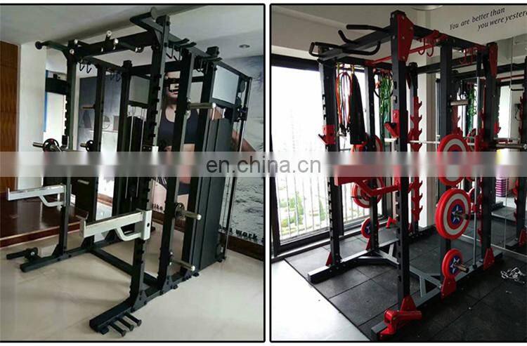 Top selling fitness hammer strength smith machine manual equipment deep squat rack