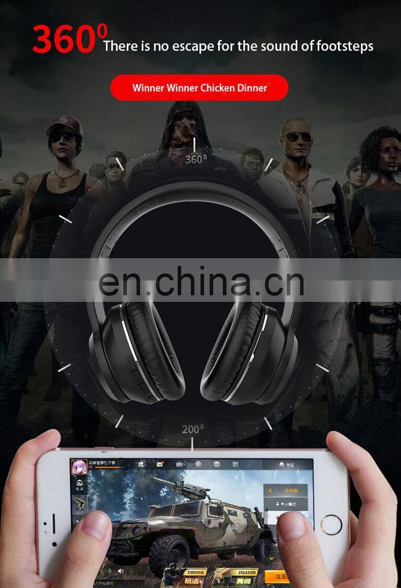 2021 Amazon Best Sell Wireless Noise Cancelling Bt Headband Cheaper Sports Stereo Headset Foldable Deep Bass Earphones Headphone