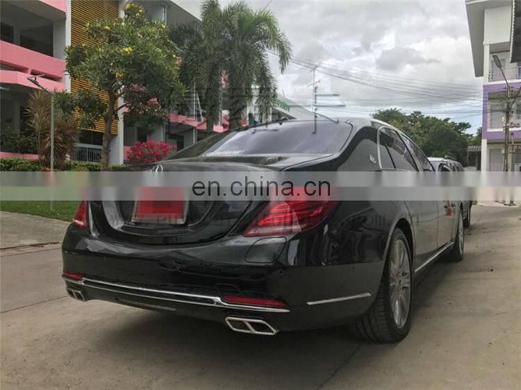 S class w222 MAY-BACH emblem muffler tips body kit for s450 s500 s560 s600 to S63 S65 may- bach logo sticker