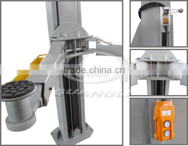 CE Certification Factory supply Asymmetric design Hydraulic Auto 2 post car lift