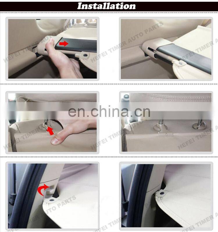 2022 new SUV car internal retractable parcel shelf antitheft rear privacy cargo cover For Land rover Discovery 3 4 auto parts