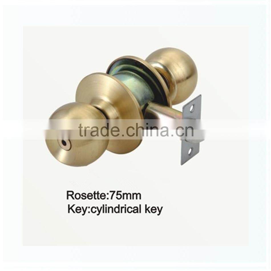 Cylindrical knob lock/double steel door knob lock/kitchen cabinet concealed hinges