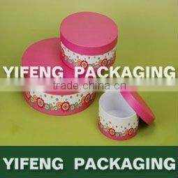 circle shaped nested boxes pink