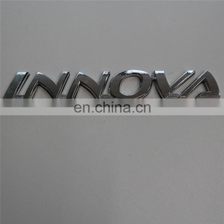 Customized ABS Plastic INNOVA Chrome Rear Label Car Emblem Badge Sticker