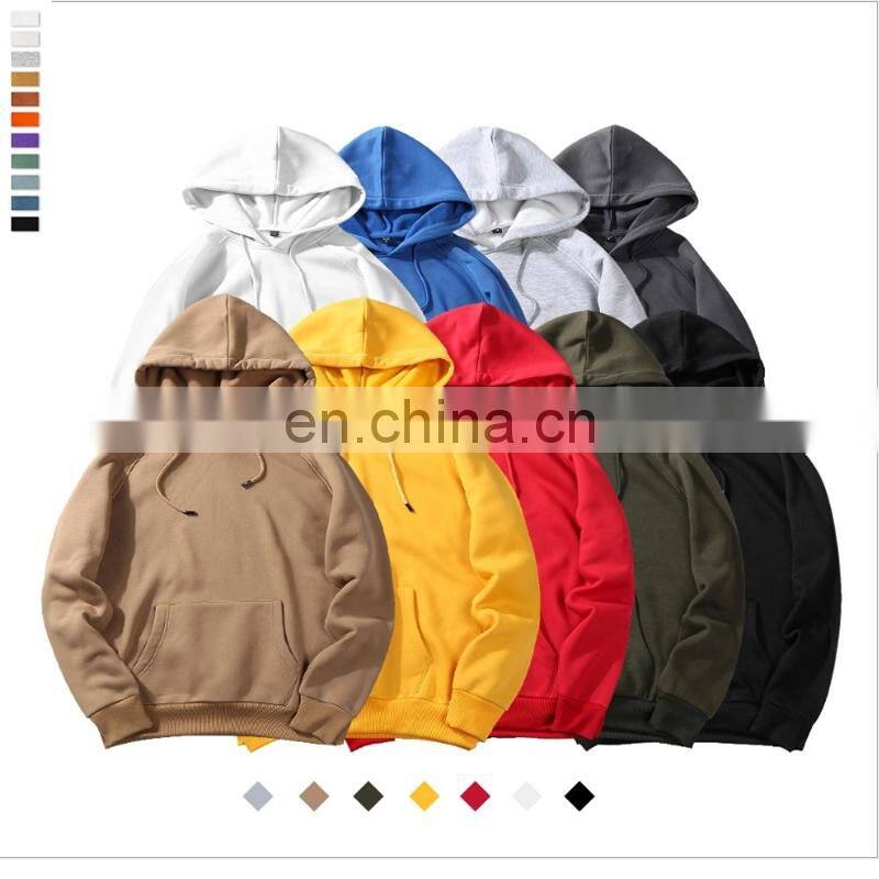 Factory-made custom women/men high-quality sports hoodie hoodie blank home pullover chest back can be customized logo