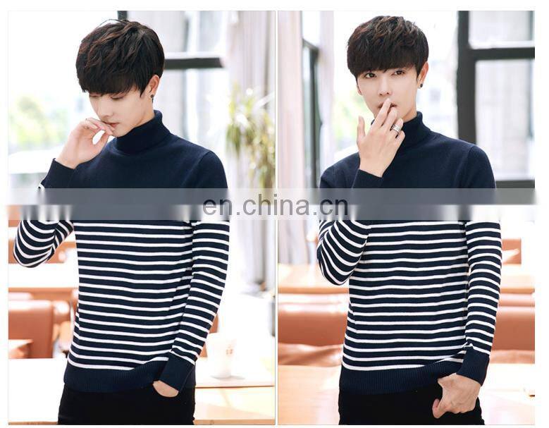 Factory direct sale fashion pullover fashion men's turtleneck sweater
