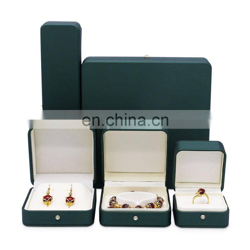 2021 New Jewelry Gift Box Custom PU Leather Earrings Jewelry Box