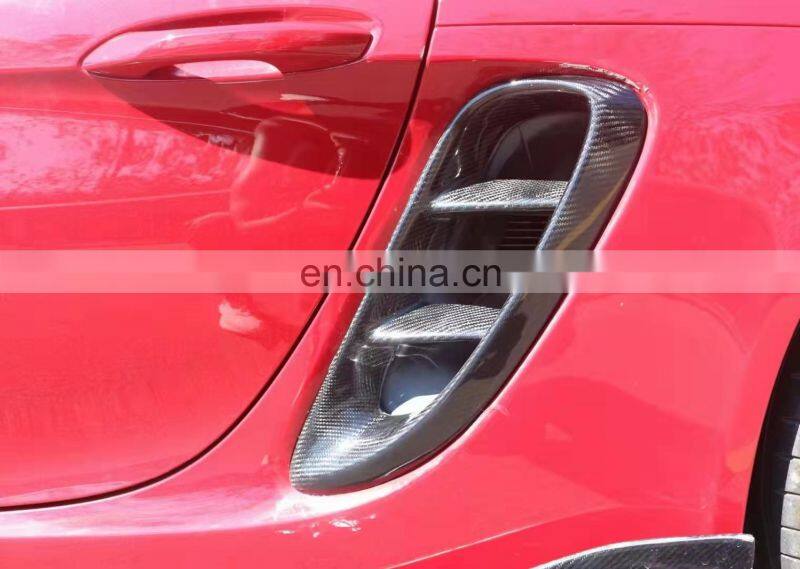 Runde Resin Or Carbon Fiber Material For Porsche Boxster 718 PD Style Body Kit Front Bumper Side Skirt Rear Lip Spoiler Fender