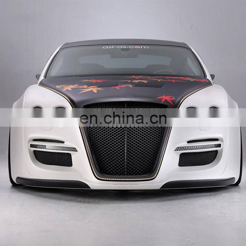 Runde Car Modification For Bentley Continental GT 2011-2016 ASI Style Bumper Side Skirts Fender WideBody Kit