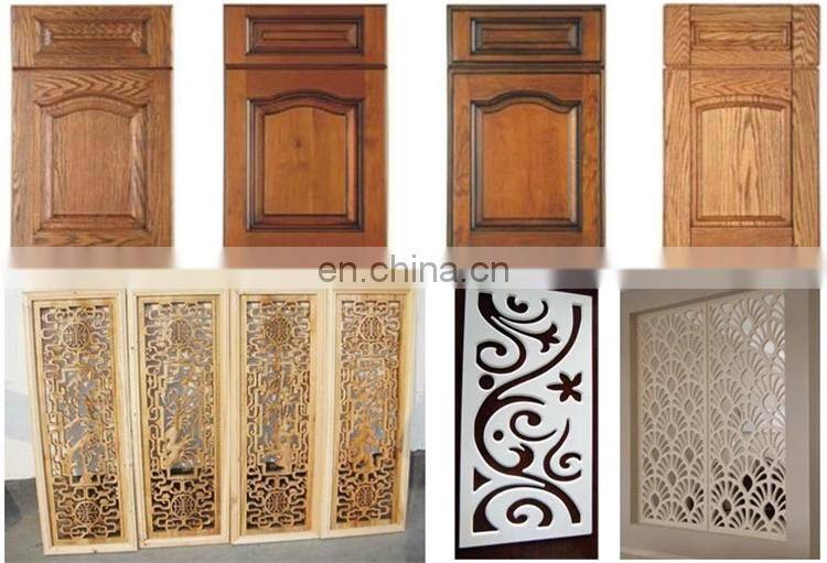 Strong model T shape double heads 1325 wood CNC with 4 axis rotary 200mm diameter DSP A18 controller