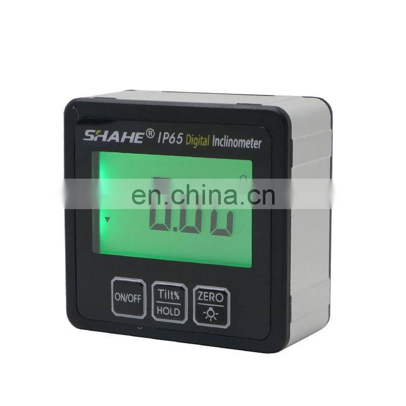 Portable Mini digital protractor inclinometer with magnet digital level box with magnets base digital angle level