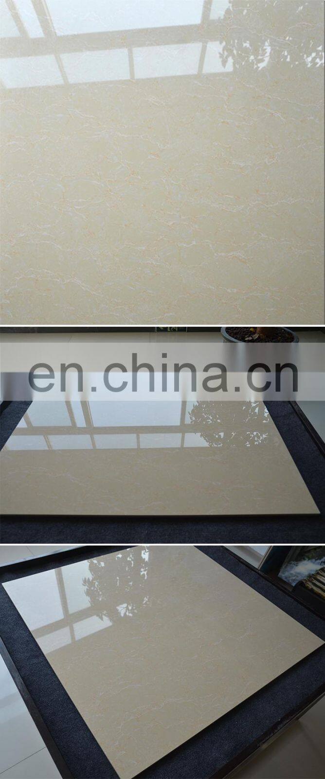 manufacture best price ceramic light yellow polished porcelain villa floor tile