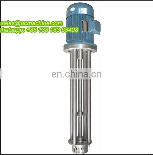 High shear inline cosmetics homogenizer for paint