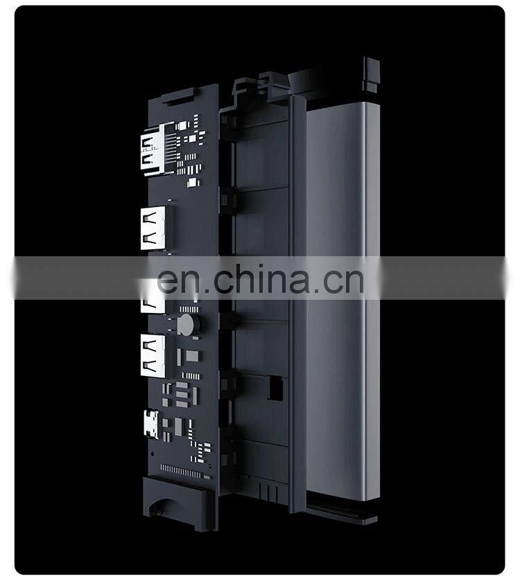 Miiiw 7 in 1 Type-C Hub Converter 100W PD Power Supply USB3.0 Interface SD/TF Card 4K HD Video Output Portable