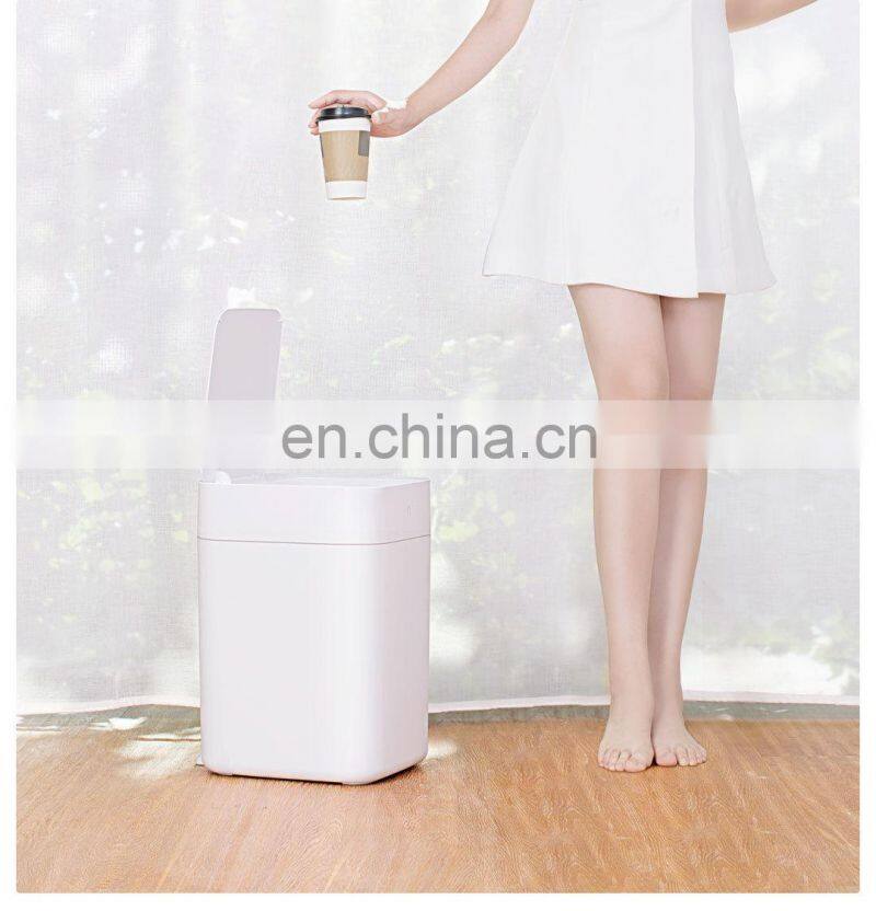 TowNew Intelligent Trashcan Large size 15.5L office living room bedroom kitchen toilet intelligent trash can T1