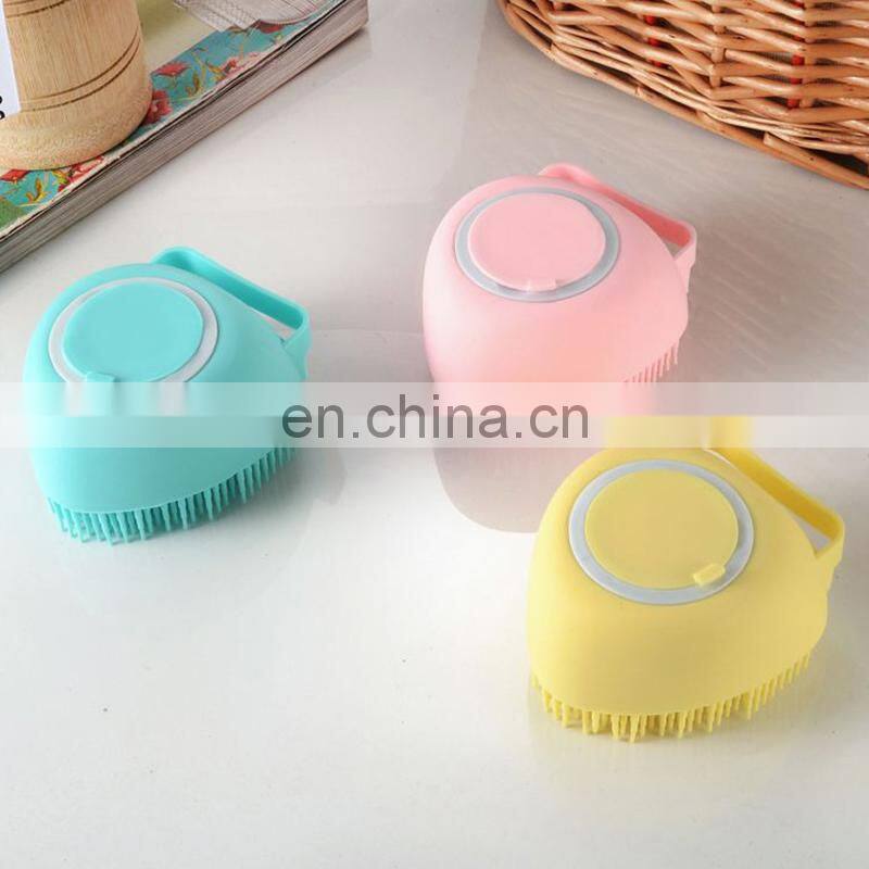 Pet Accessories For Dogs Shampoo Massager Brush Bathroom Puppy Cat Massage Comb Grooming Shower Brush For Bathing Soft Brushes
