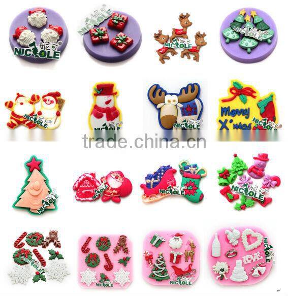 Nicole Lips silicone fondant mold