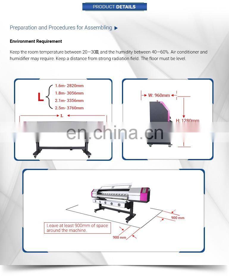 Promotion price !! Galaxy 5ft/6ft/7ft/8ft/10ft digital Eco solvent large format printer ( dx5 head, 1440dpi )