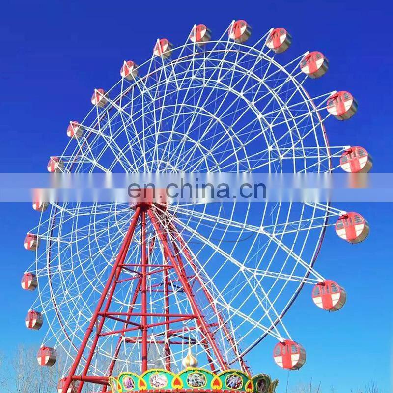 Amusement park rides Large ferris wheel for viewing purpose