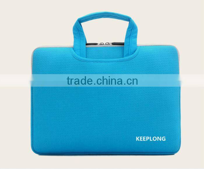 promotional neoprene laptop sleeve with zipper