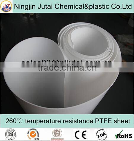 100% virgin material 8-80mm thick Teflon stock PTFE sheet