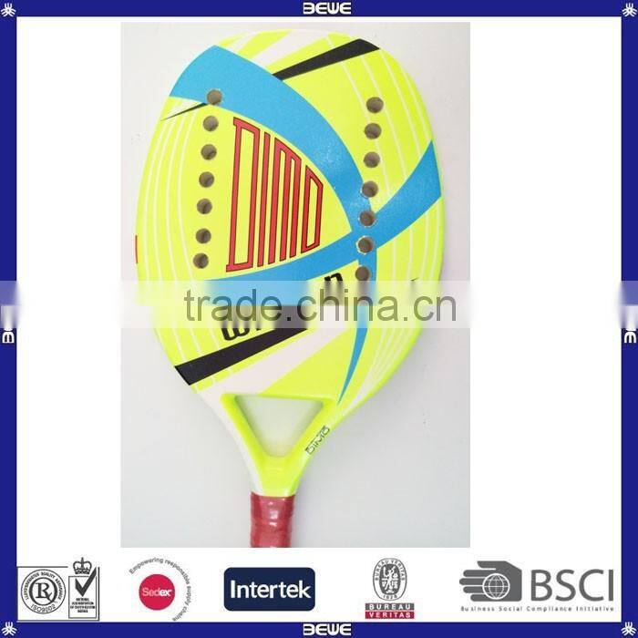 made in china hot sale discount price customized carbon beach tennis racket