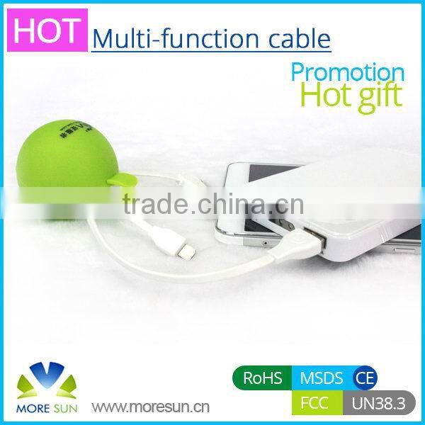 Low price hot-sale 3 in 1 multi-function otg cable