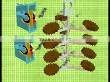 Casting machineries Hook Type Shot Blasting Machine sand blasting