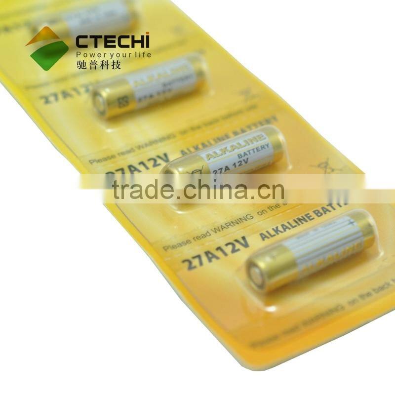 27A 12v alkaline cylindrical battery