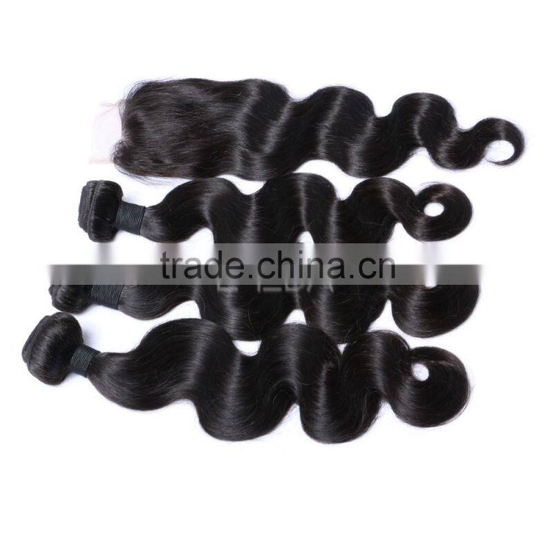 Free parting lace closure remy lace front closure with baby hair with virgin hair bundles