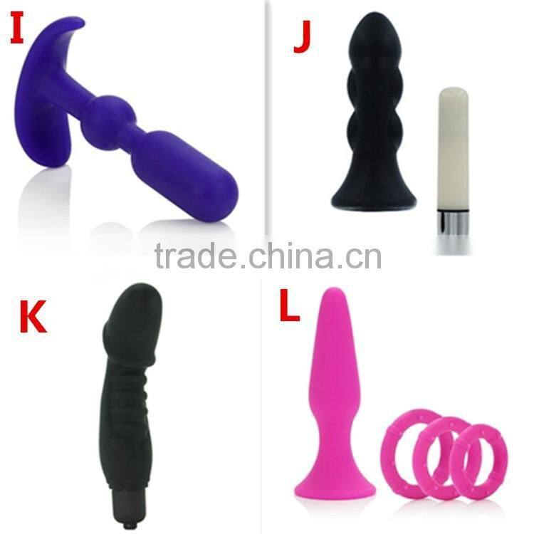 Men Women silicone anal Plug for sex toy