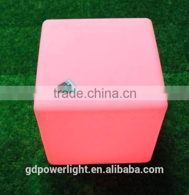 LED light decotative cube with remote control C007d