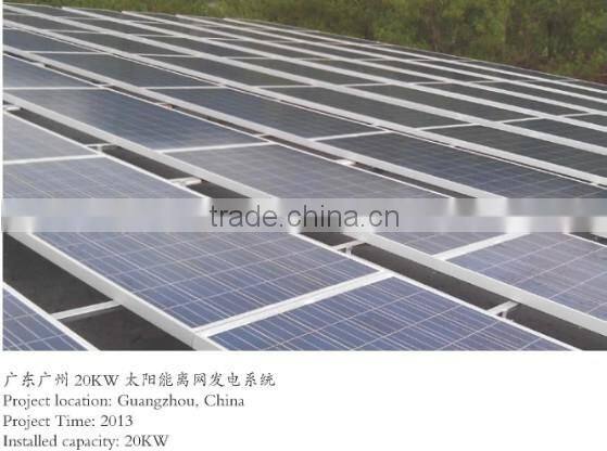 Customized off grid solar power system