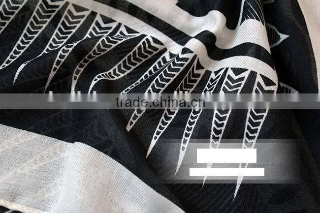 Sun Flower Printed Travelling Sun Protection Fashion Lady Pashmina Shawl