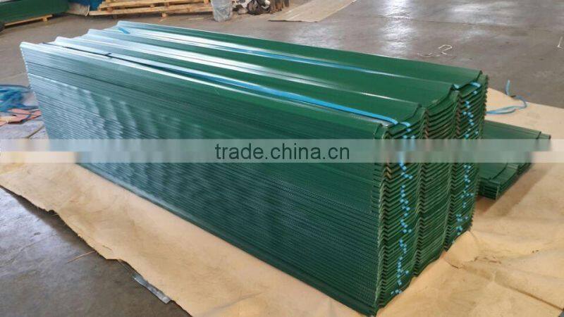 China steel plate color coated corrugated sheet