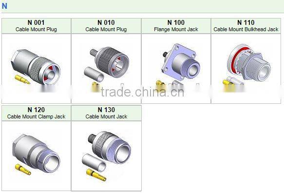 N Male Connector Crimp Type