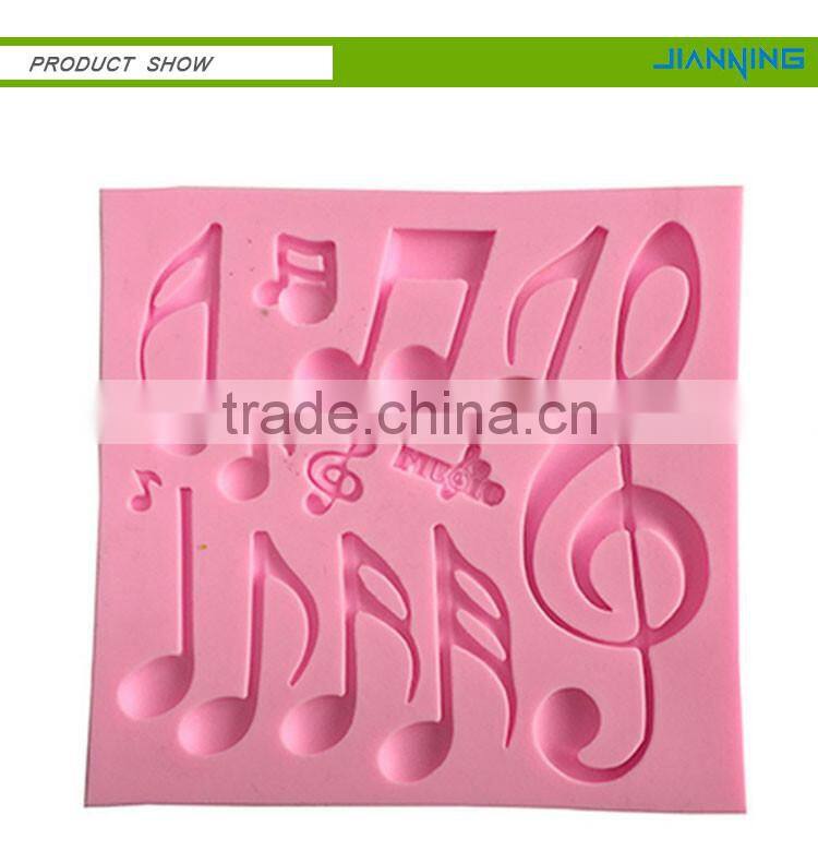 3D musical note Silicone Cake Mold wedding bread baking Tool Soap chocolate Mold