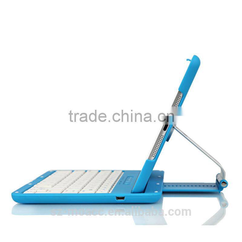For iPad mini 2 Bluetooth Keyboard Case Cover with Stand and 360 Degree Rotating, bluetooth keyboard case for ipad mini 2