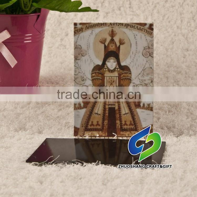 Wholesale magnet fridge for magnet print promotional epoxy glass fridge magnet