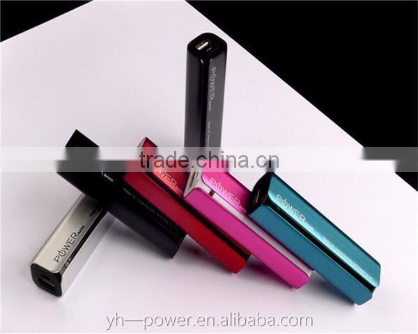 Audited factory of power bank aluminum power bank with Li-ion batteries