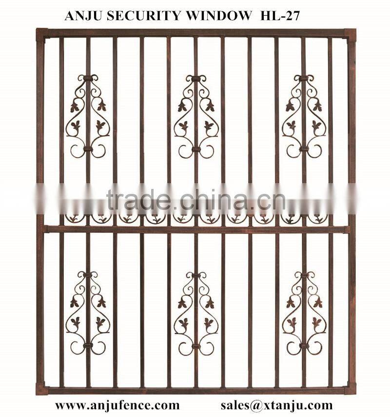 China manufacturer of safety window grill design for house HL-25