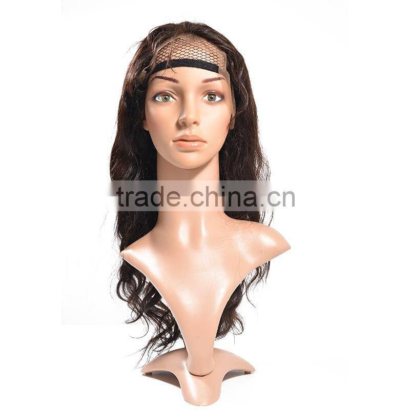 100% Virgin Indian Hair Human Hair Full Lace Wig