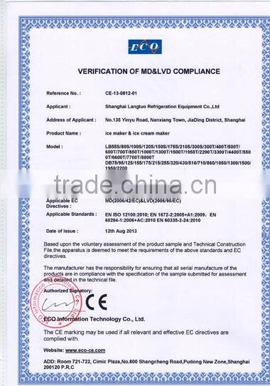 Industrial Block Ice Maker with capacity 5000kg