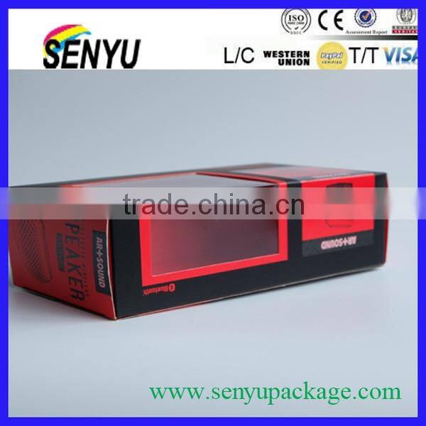 2015 new stylish packaging box plastic window with fast delivery