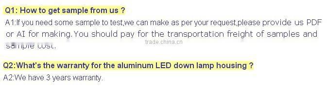 Freecom tube lamp housing aluminum alloy T8 series led LP08-14 for household,office,subway,workshop,supermarket