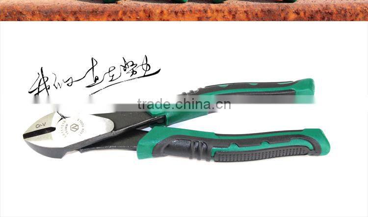 industrial European style decentered diagonal pliers